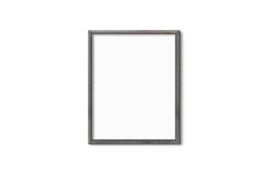 Gerçekçi resim çerçeve mock-up beyaz arka plan üzerinde izole. Sunularınız için mükemmel. 3D render