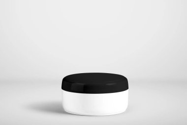 El kremi için kozmetik krem konteyner. Alay etmek.