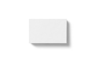 Kartvizitler yığını. Marka kimlik için şablon. Yumuşak gri arka planda yalıtılmış. 3D işlenmiş boş ad kartları yığını