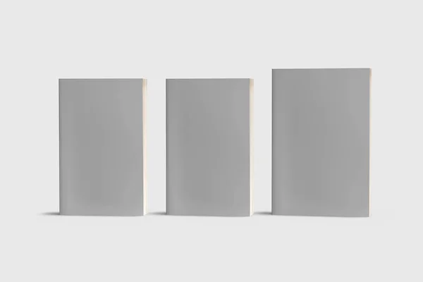 Modelo Livros Capa Dura Maquete Livros Branco Para Usos Design — Fotografia de Stock