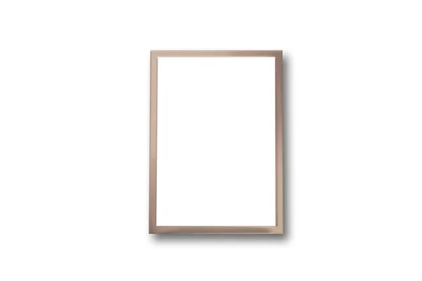 Reális Képet Frame Modell Elszigetelt Fehér Background Tökéletes Bemutatók Leképezés — Stock Fotó