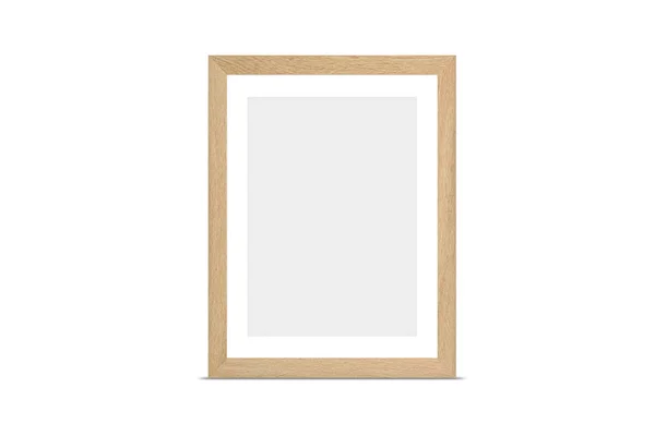 Moldura Imagem Realista Mock Isolado Fundo Branco Perfeito Para Suas — Fotografia de Stock