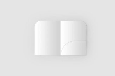 Yumuşak gri arka planda hoş geldiniz notu. 3D Rendering