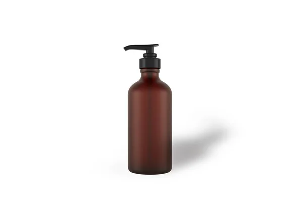 Bottiglia Cosmetica Profumo Modellare Isolato Sfondo Bianco Foto Alta Risoluzione — Foto Stock