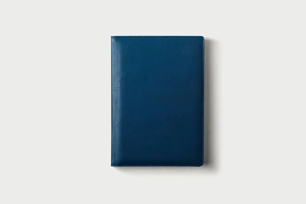 Fechado Notebook Mock Isolado Fundo Branco — Fotografia de Stock