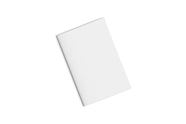 Carnet Sur Fond Blanc Carnet Rendu — Photo