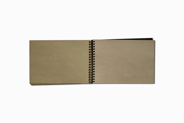 Σημειωματάριο Λευκό Φόντο Σημειωματάριο Notepad Rendering — Φωτογραφία Αρχείου