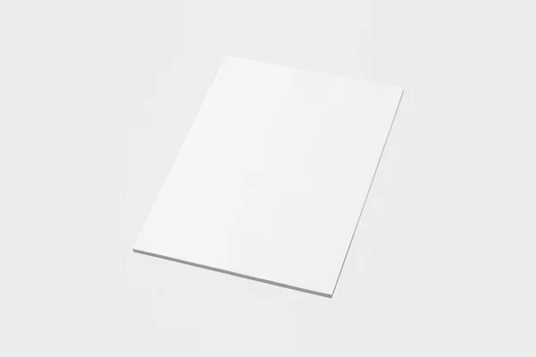 Prázdný Zásobník Papíru Měkké Stíny Izolované Měkké Šedé Background Obrázek — Stock fotografie