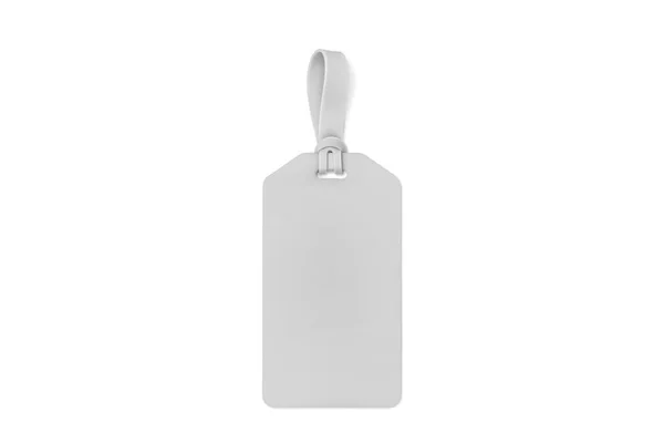 Blank tag tied for hang on product for show price or discount isolate on white background with clipping path. Price tags,Cardboard labels isolated on white.