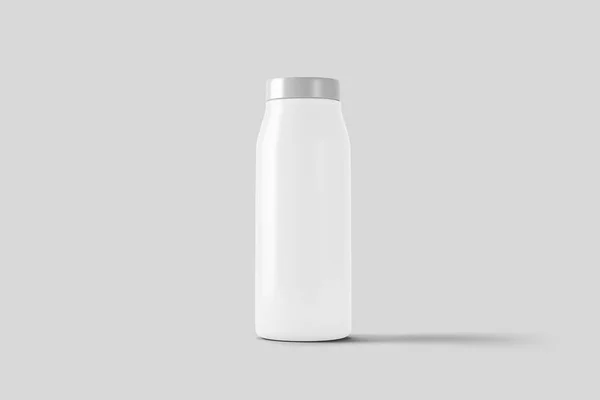 Plastic Juice Bottle Mock Isolated White Clipping Path Rendering Realistic — Stock Photo, Image