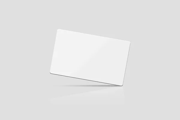 Blank Paper Stack Mock Isolated Soft Gray Background Rendering — Stock Photo, Image