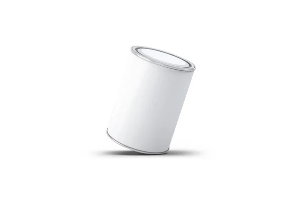 Paint Can Mock White Background Rendering — Stock Photo, Image