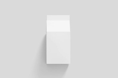 Süt veya Meyve Suyu Paketi.Karton Paket Süt ürünleri, meyve suyu veya içecek için sahte. Tasarımınız için hazır. Gerçekçi photo.3d render.