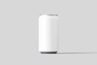 Bira, kola, limonata, suyu, enerji içeceği için gerçekçi olabilir. Kopya alanı ile boş. 3D render. Tasarımlarınız için hazır şablon kadar alay.