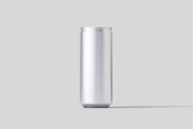 Bira, kola, limonata, suyu, enerji içeceği için gerçekçi olabilir. Kopya alanı ile boş. 3D render. Tasarımlarınız için hazır şablon kadar alay.