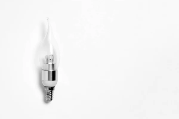 Led Žárovka Izolované Bílém Pozadí Led Lampa Fotografie Vysokým Rozlišením — Stock fotografie