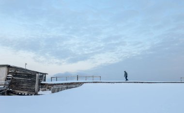 eski geçit Arctic kar adam