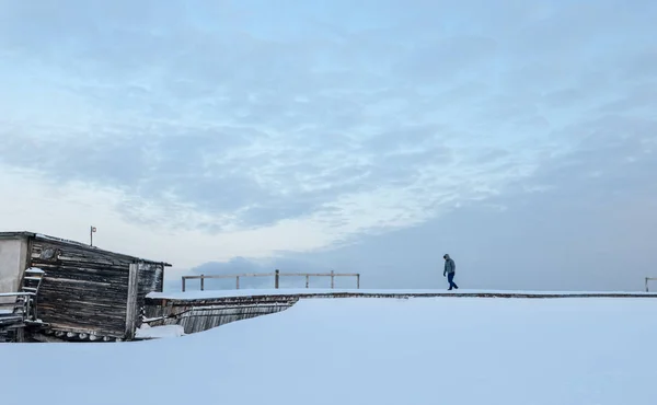 eski geçit Arctic kar adam