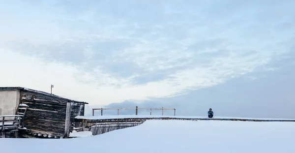 eski geçit Arctic kar adam