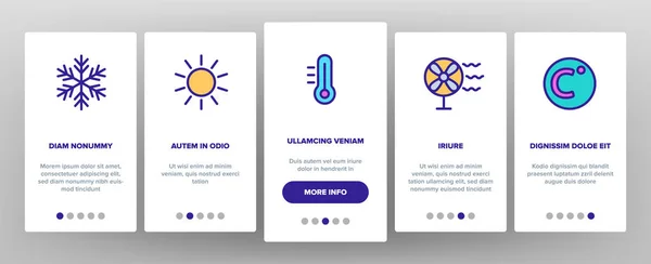 Color Heating And Cooling System Vector Onboarding