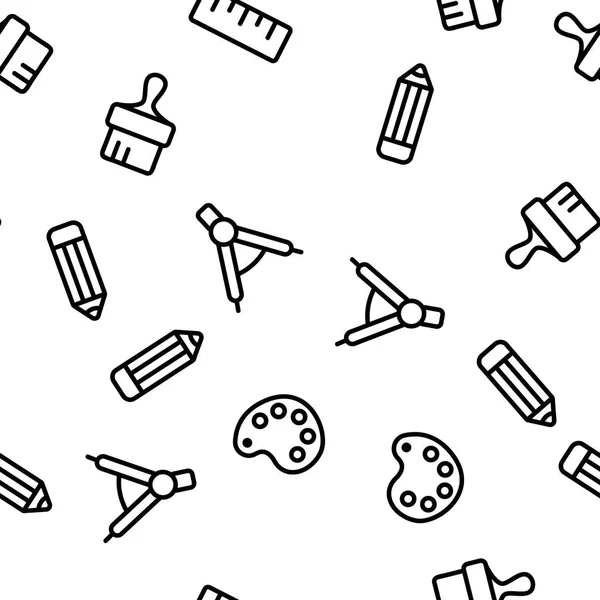 Tasarım Araçları Vektör Dikişsiz Desen