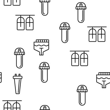 Su Arıtma Vektörü Dikişsiz Desen