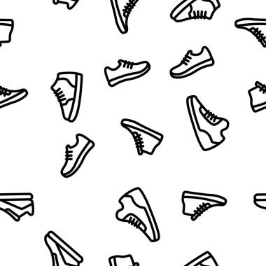 Sneakers vektörü pürüzsüz desen