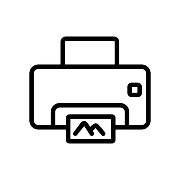 Fotokopierer Elektronische Geräte Symbol Vektor Fotokopierer Elektronische Geräte Zeichen Isolierte — Stockvektor