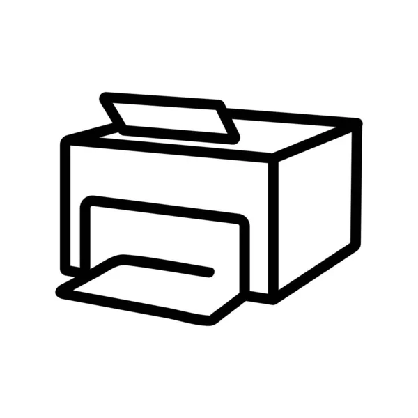 Copie Imprimante Bureau Gadget Icône Vecteur Copie Imprimante Bureau Gadget — Image vectorielle