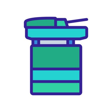 Profesyonel tarayıcı simgesi vektörü. Profesyonel tarayıcı işareti. izole edilmiş renk gösterimi