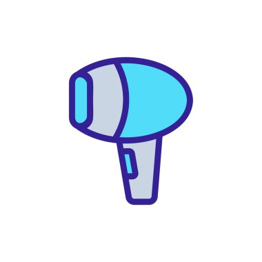 Epilaktör kadın vücut bakım aleti ikon vektörü. Epilaktör kadın vücut bakım aleti işareti. izole edilmiş renk gösterimi