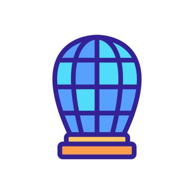 Evcil hayvan ikonu vektörü için kafes. Evcil fare hayvan işareti için kafes. izole edilmiş renk gösterimi