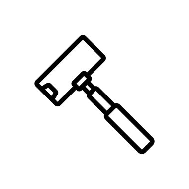 Selfie çubuğu ikon vektörlü cep telefonu. Cep telefonunda selfie çubuğu işareti var. izole edilmiş sınır sembolü çizimi