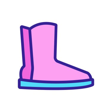 Chelsea ayakkabı ikonu vektörü. Chelsea Ayakkabı İşareti. izole edilmiş renk gösterimi