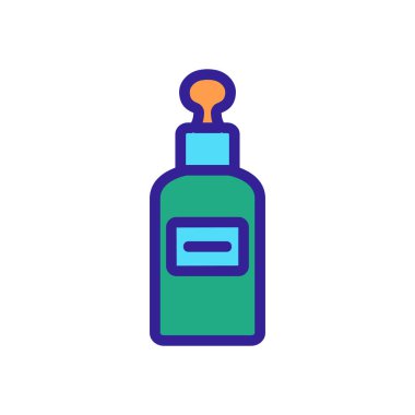 Cilt serumu ikon vektörü. Cilt serumu işareti. izole edilmiş renk gösterimi