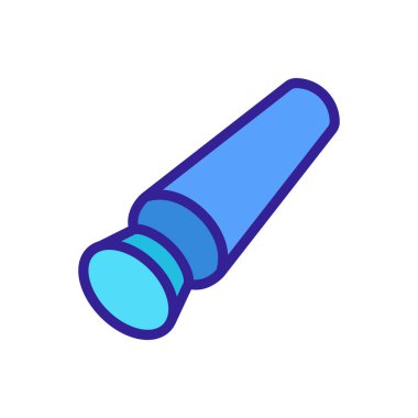 Kontak lens kurulum aracı ikon vektörü. Kontak lens kurulum aracı işareti. izole edilmiş renk gösterimi