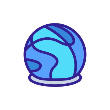 Küredeki çikolata ikon vektörü oluşturur. Küredeki çikolata bir işaret. izole edilmiş renk gösterimi