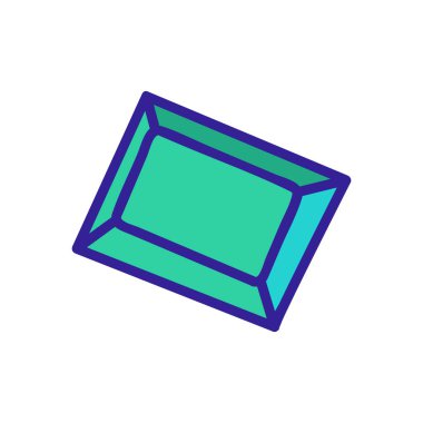 Çikolata parçalı ikon vektörü. Çikolata parçası işareti. izole edilmiş renk gösterimi