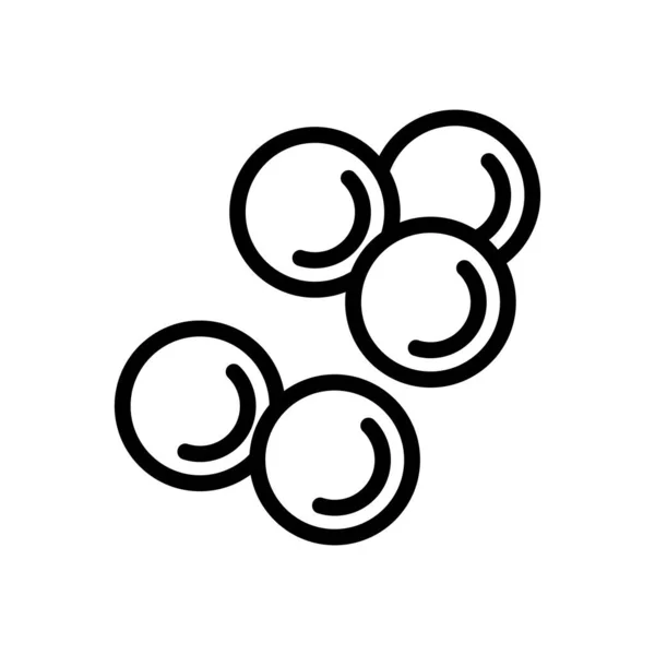 Paintballové kulky s obrázkem vektoru ikony — Stockový vektor