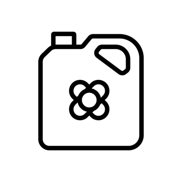 Canola oil canister icon vector outline illustration — 스톡 벡터