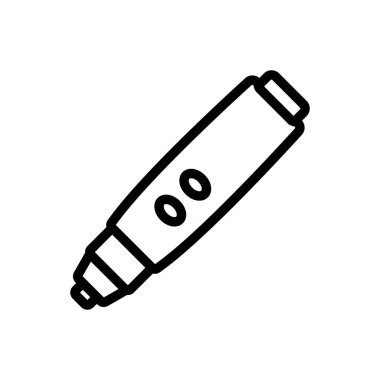 Yapı simgesi çizimi çizimi için 3d kalem