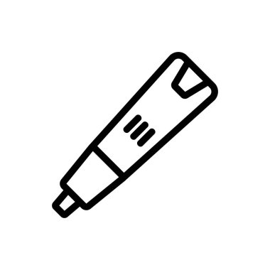 3d kalem yenilik aygıtı ikon vektör taslağı çizimi