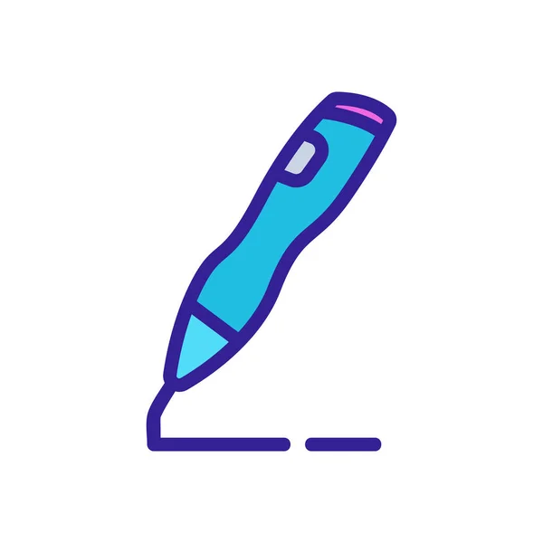 Ручка Электронного Оборудования Иконка Вектор Ручка Электронного Оборудования Знак Изолированная — стоковый вектор