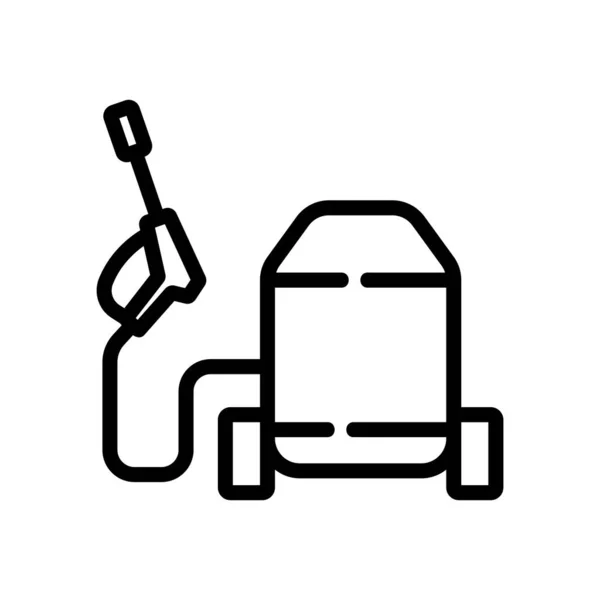 Pressure Washer Electronic Device Icon Vector Pressure Washer Electronic Device — Stock Vector