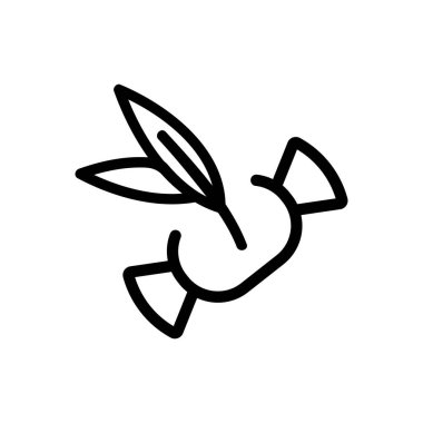 okaliptüs şeker ikonu vektörü. Okaliptüs şekeri işareti. izole edilmiş sınır sembolü çizimi