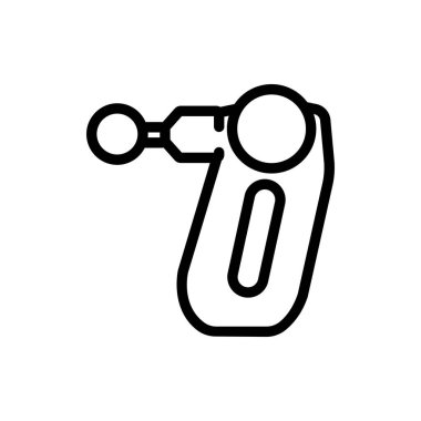 Selülit vücut masajı ikonu vektörü. Selülit vücut masajı işareti. izole edilmiş sınır sembolü çizimi