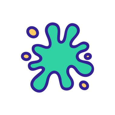 Sümük lekesi ikon vektörü. Sümük lekesi işareti. renk sembolü çizimi