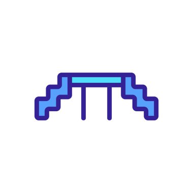 Köpek eğitim ekipmanı ikon vektörü. Köpek eğitim ekipmanı işareti. renk sembolü çizimi