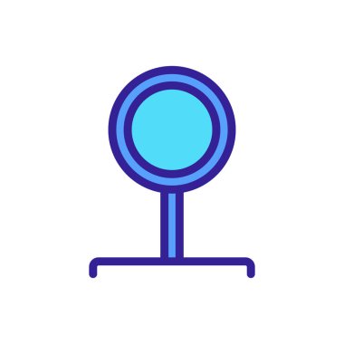 Köpek eğitim halkası ikon vektörü. Köpek eğitim yüzüğü işareti. renk sembolü çizimi