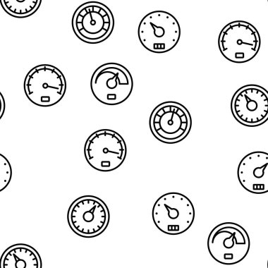 Ölçü Ölçer Ekipman Vektörü Kusursuz Desen İnce Çizgi Çizgisi ResimleriComment